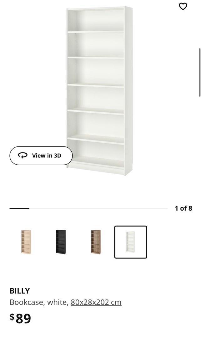 Billy shelf, Furniture & Home Living, Furniture, Shelves,