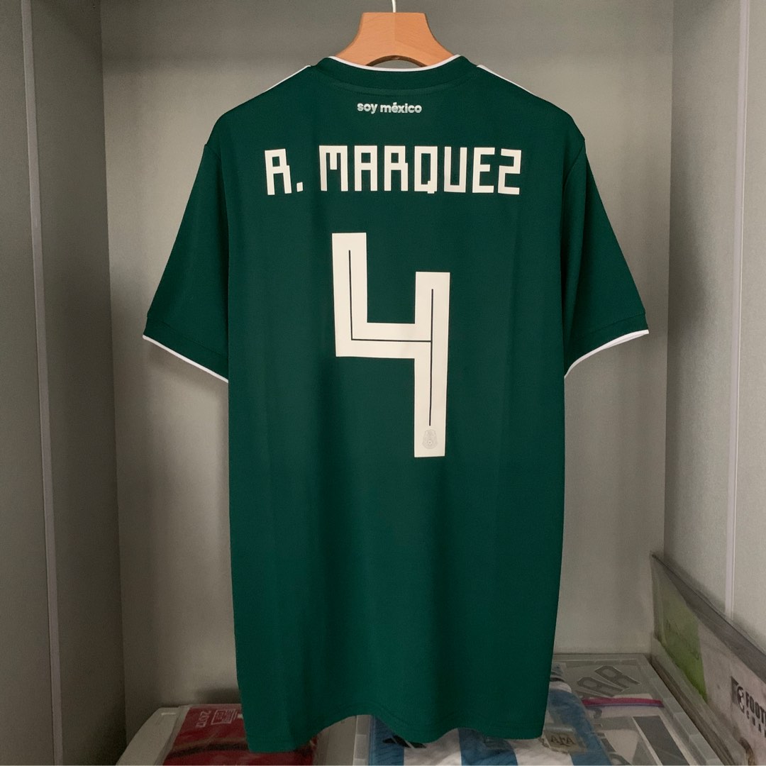 BNWT Mexico 2018 Home Jersey with R. Marquez Nameset Adidas