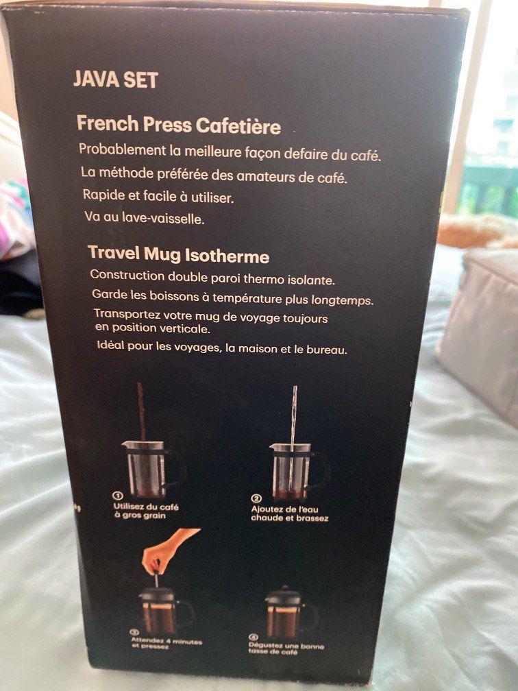 Bodium Java Set (Category: Coffee & Tea Tableware) located in Singapore. Submitted by best4less (Listing ID 1232029781, Image 2). Description: Brand new unused but was in storage..