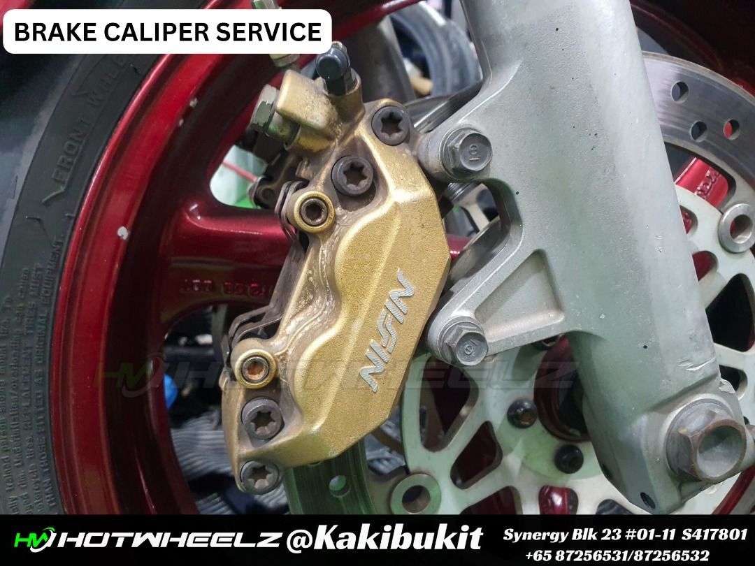 BRAKE CALIPER & SHOWA REAR SUSPENSION SERVICEHONDA CB400/SUPER FOUR