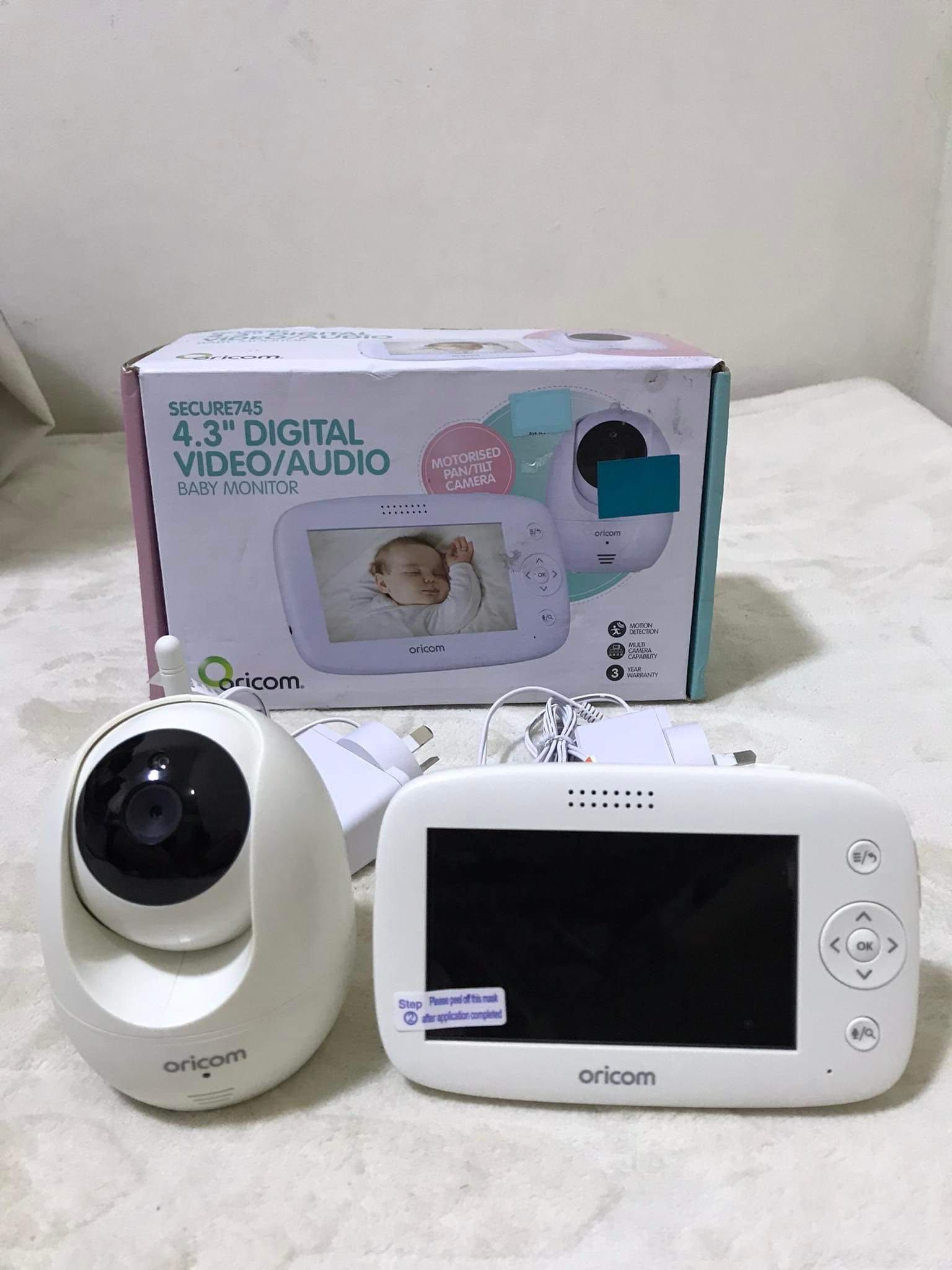 Oricom baby cheap monitor 4.3 inch
