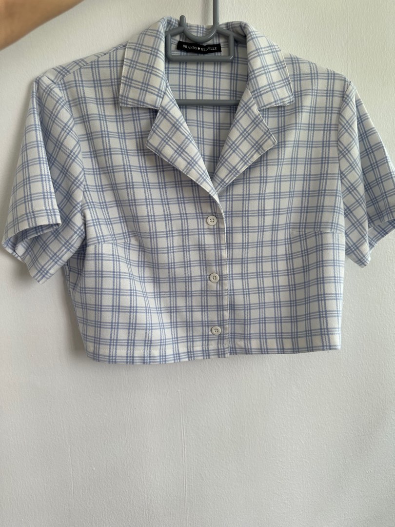 Brandy Melville Vivian Top, Women's Fashion, Tops, Blouses on Carousell