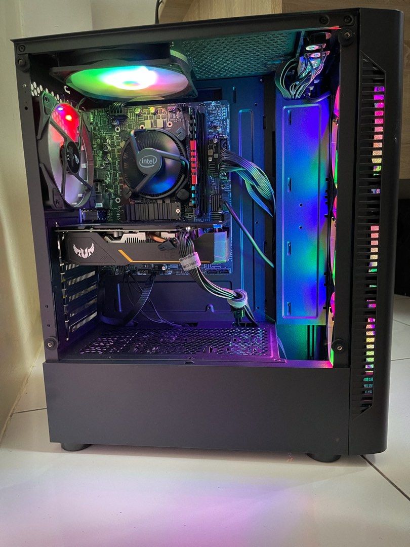 Budget Gaming Desktop Asus TUF GTX1650 + Gaming Set + Free Microsoft