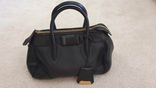 BURBERRY LEATHER  SATCHEL