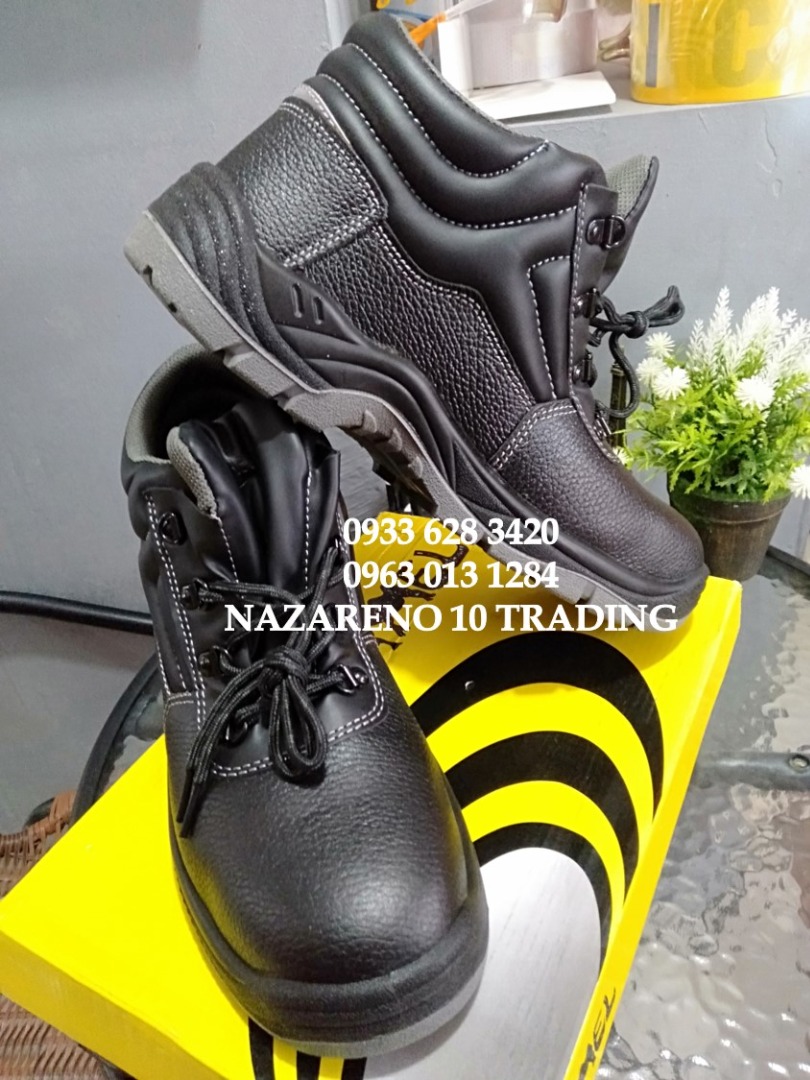 Camel Safety Shoes High Cut black on Carousell