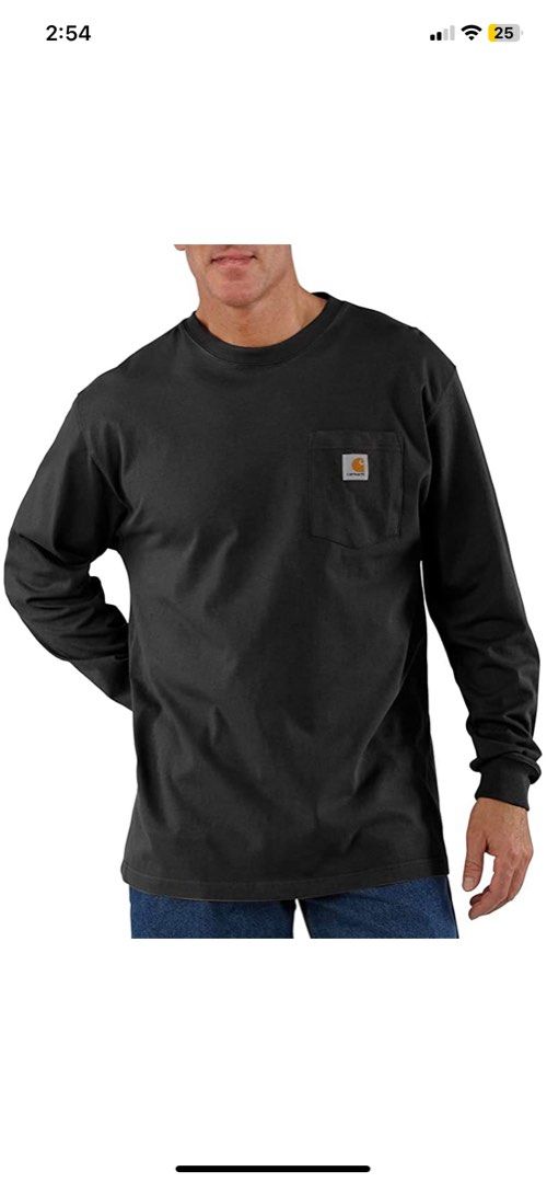 carhartt pocket tee long sleeve