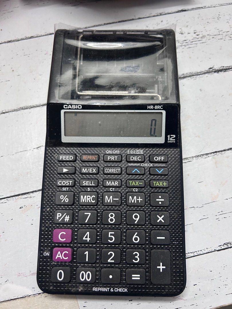 Casio printing calculator (Category: Office & Business Technology) located in Quezon City. Submitted by beah07 (Listing ID 1232106249, Image 1). Description: Printer is missing Location: Proj.8, QC.