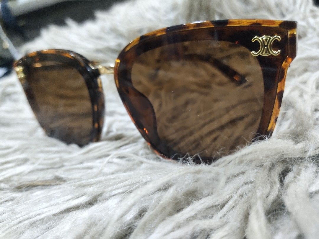 Celine sale leopard sunglasses