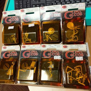 Celtos Gael Fir Bolg Miniatures Set of 8 NEW