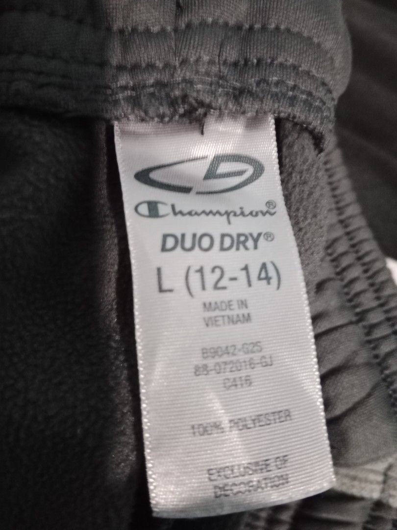 Champion double sales dry track pants