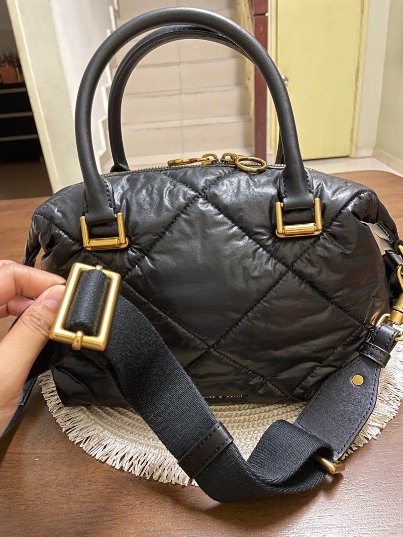 Charles and keith online quilted shoulder bag