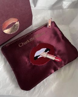 Charlotte Tilbury pouch with paper bag  [Authentic highly recommended for gift]