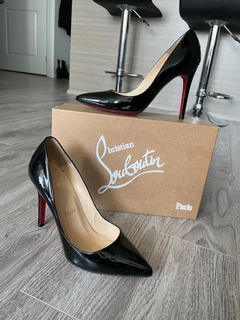 Christian Louboutin‘s pigalle 100mm black patent