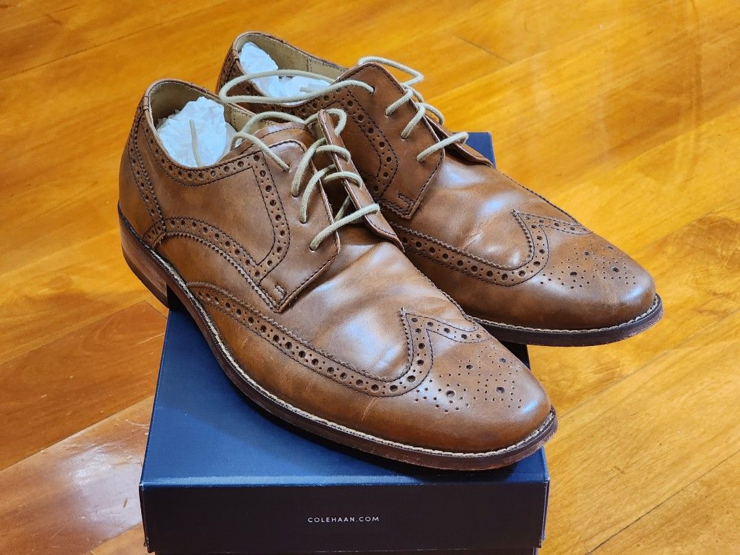 Cole Haan Giraldo WngtpII British Tan US9 Carousell