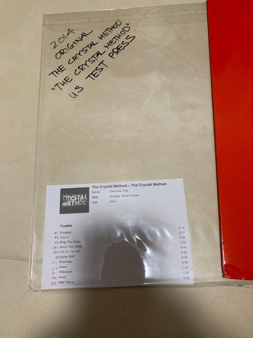 Crystal Method - The Crystal Method (test pressing), Hobbies & Toys ...
