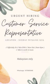 Customer Service Representative