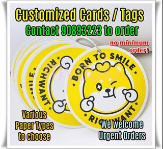 Customize Tags , Cards, Namecard Printing Collection item 1