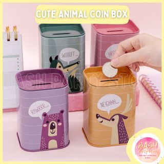 Cute Animal Coin Box | Kids Party Goodie Bags