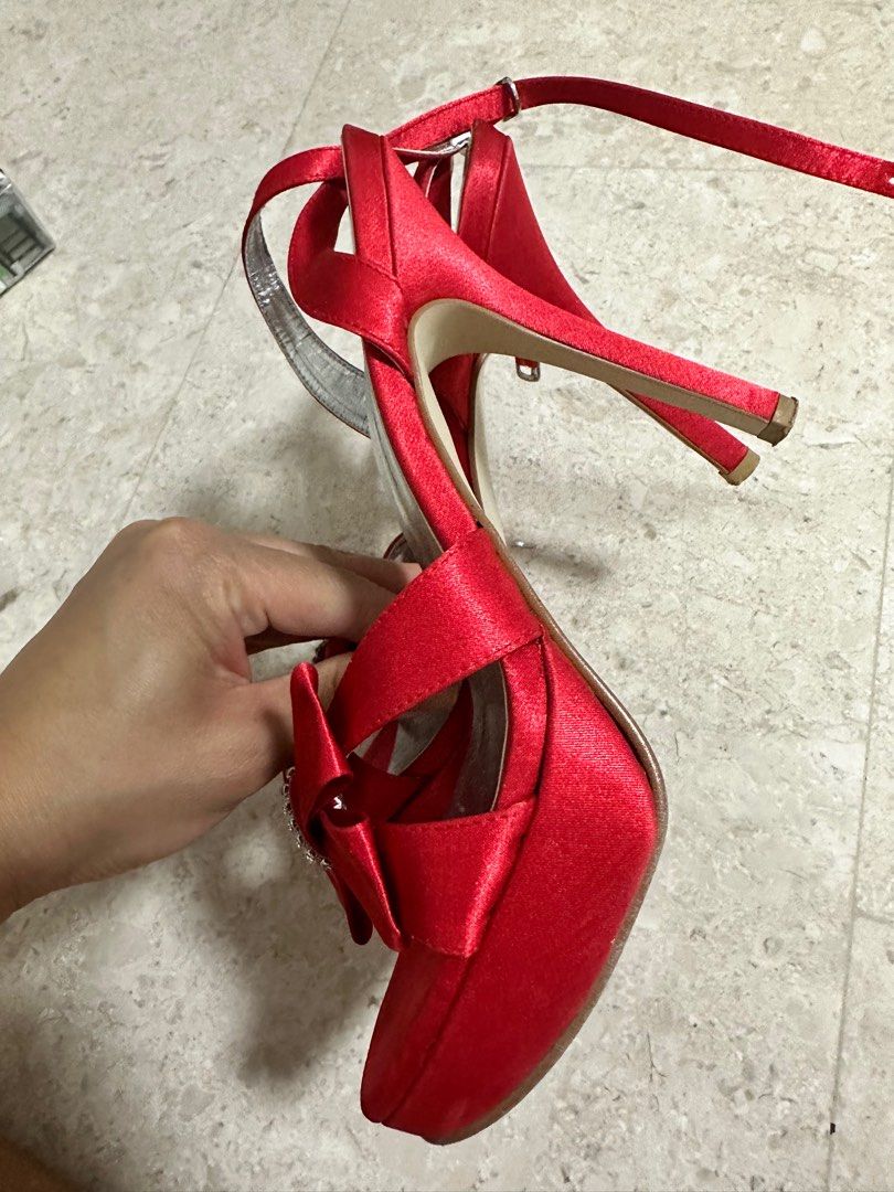 Cute red high heels clearance