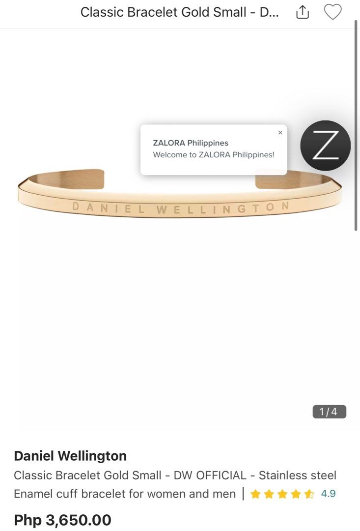 Daniel wellington classic bracelet authentic w/ box, Women's Fashion,  Jewelry  Organizers, Bracelets on Carousell
