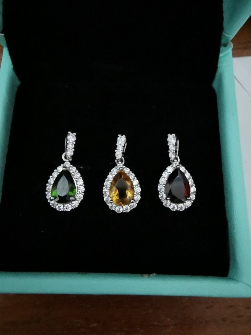 Garnet and citrine deals necklace
