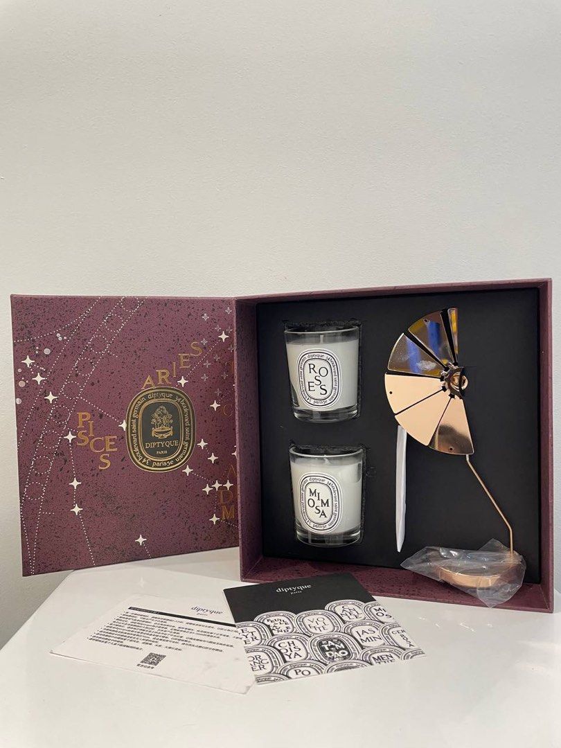 Diptyque Carousel Candle Set, Furniture & Home Living, Home Fragrance