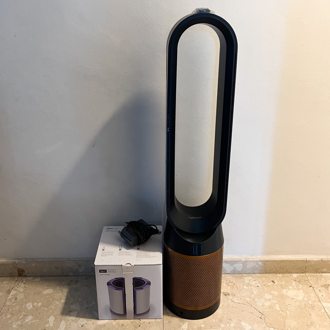 Dyson Pure Cool Cryptomic Air Purifier Tower Fan In Black Gold Model dyson-pure-cool-cryptomic-air-purifier-tower-fan-in-black-gold-model