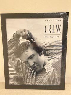 Elvia Presley Crew official supplier to Men  picture with frame 56cmx46cm