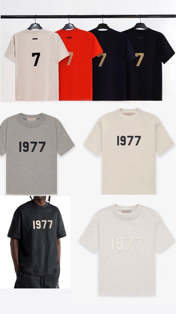 Essentials FOG Number Tee, Men's Fashion, Tops & Sets, Tshirts & Polo ...