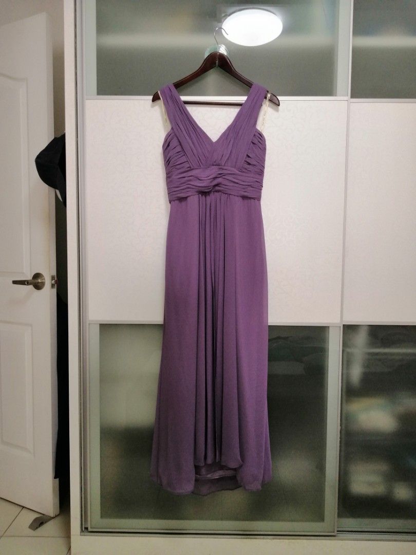 Monique lhuillier purple dress deals