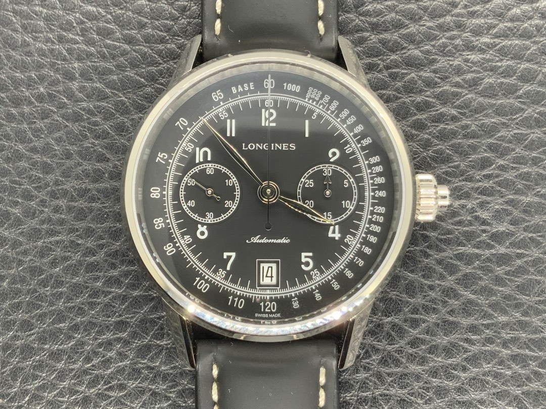 Full Set Longines Heritage Monopusher Chronograph Luxury