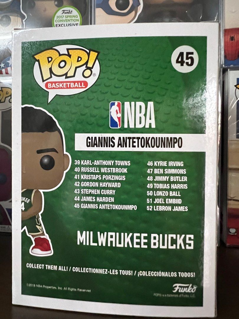 Funko Pop Giannis #45 (Category: Designer & Blind Box Toys) located in San Juan City. Submitted by kmdriven34 (Listing ID 1232069843, Image 3). Description: 9.5/10 Located at San Juan City, Pinaglabanan st. Delivery fee to be shouldered by the buyer Cash only. No trades..