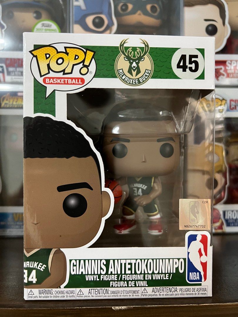 Funko Pop Giannis #45 (Category: Designer & Blind Box Toys) located in San Juan City. Submitted by kmdriven34 (Listing ID 1232069843, Image 1). Description: 9.5/10 Located at San Juan City, Pinaglabanan st. Delivery fee to be shouldered by the buyer Cash only. No trades..