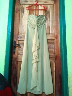 Gaun by. Elisa Sage  / Gaun Sage Panjang / Gaun Kemben / Gaun Pesta Mewah / Gaun Ceruty Payet / Gaun Premium / Gaun Kondangan / Long Dress Kondangan