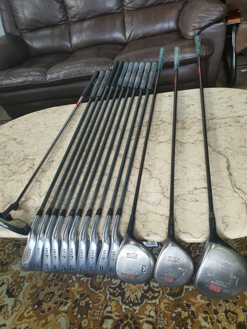Golf Honma LB606 (Category: Golf) located in Paranaque City. Submitted by manilagolfmarket (Listing ID 1232035403, Image 2). Description: For Sale Honma LB606 S1 flex graohite shaft irons. LB300 woods and driver. Bag included for only 15.9k. Pick up Bf Paranaque or add shipping.