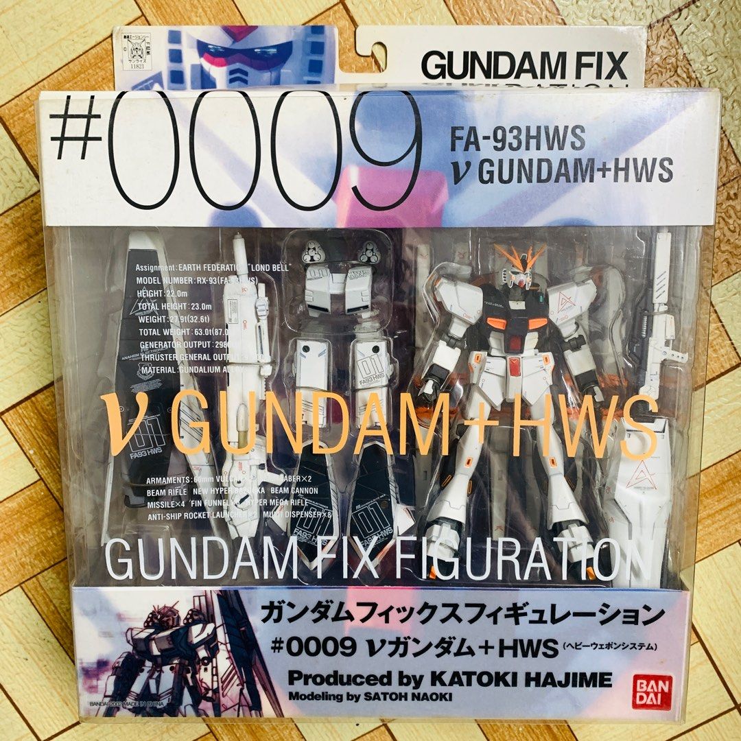 GFFガンダムフィックスフィギュレーション0009 vガンダム+HWS GUNDAM FIX FIGURATION #0009 νGUNDAM + HWS] - YouTube