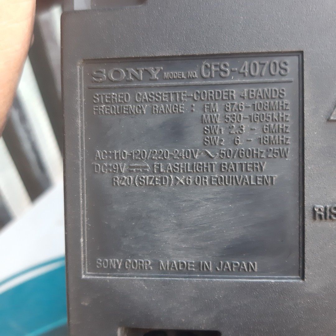 Head Unit Sony Made in Japan, Elektronik, Lainnya di Carousell