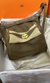 Hermes Lindy 26 Etoupe GHW