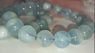 High quality Aquamarine gemstone bracelets