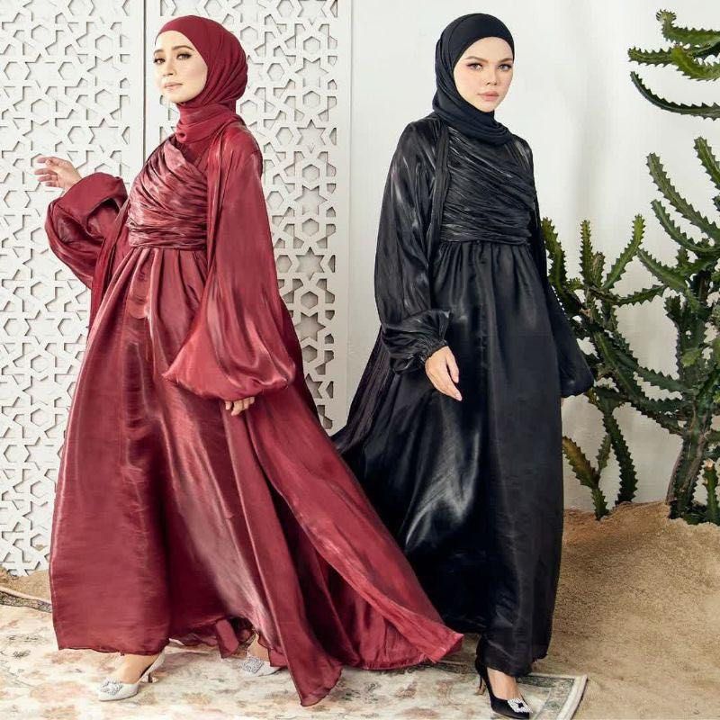 Hijabistahub Atifa Abaya, Women's Fashion, Muslimah Fashion, Kaftans ...