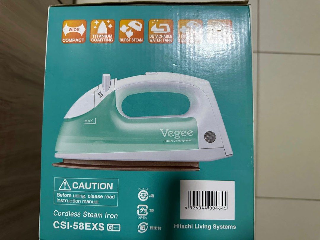 Hitachi Cordless Iron, TV & Home Appliances, Irons & Steamers on Carousell