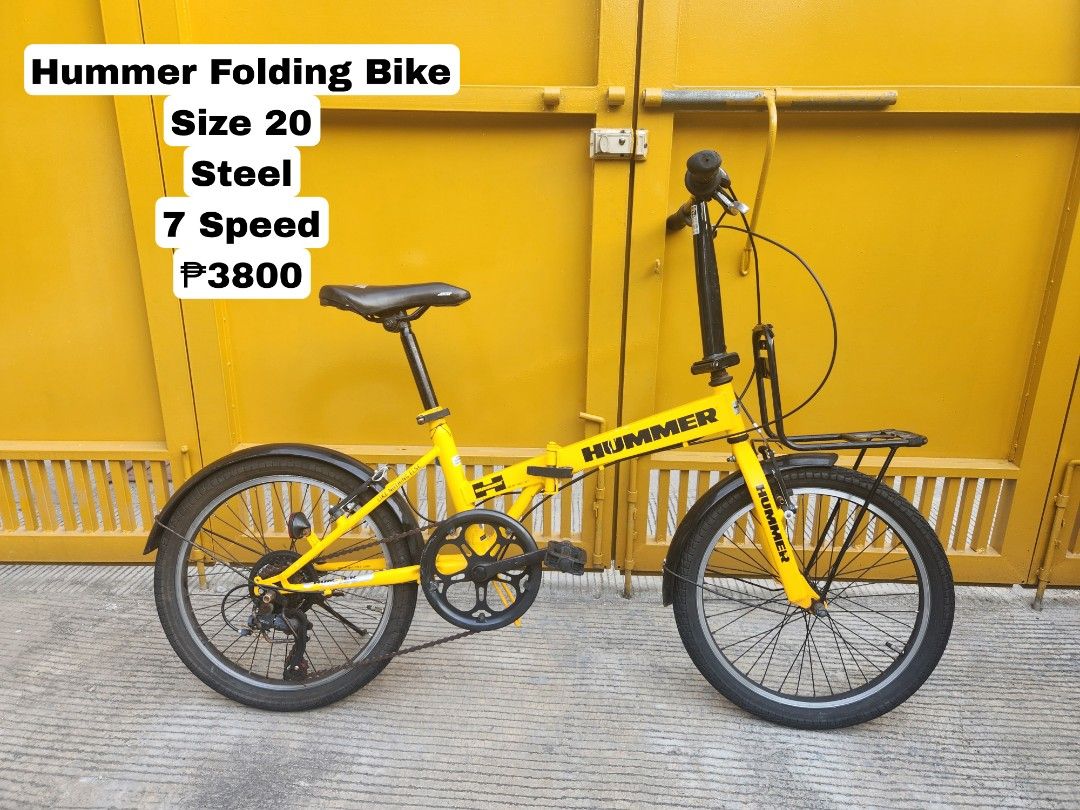 hummer foldable bike