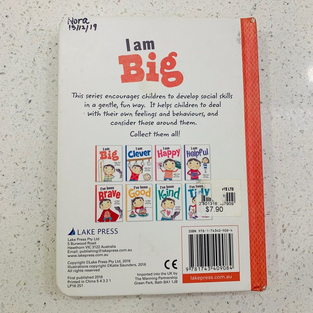 I Am Big Board Book, Hobbies & Toys, Books & Magazines, Children's Books on Carousell