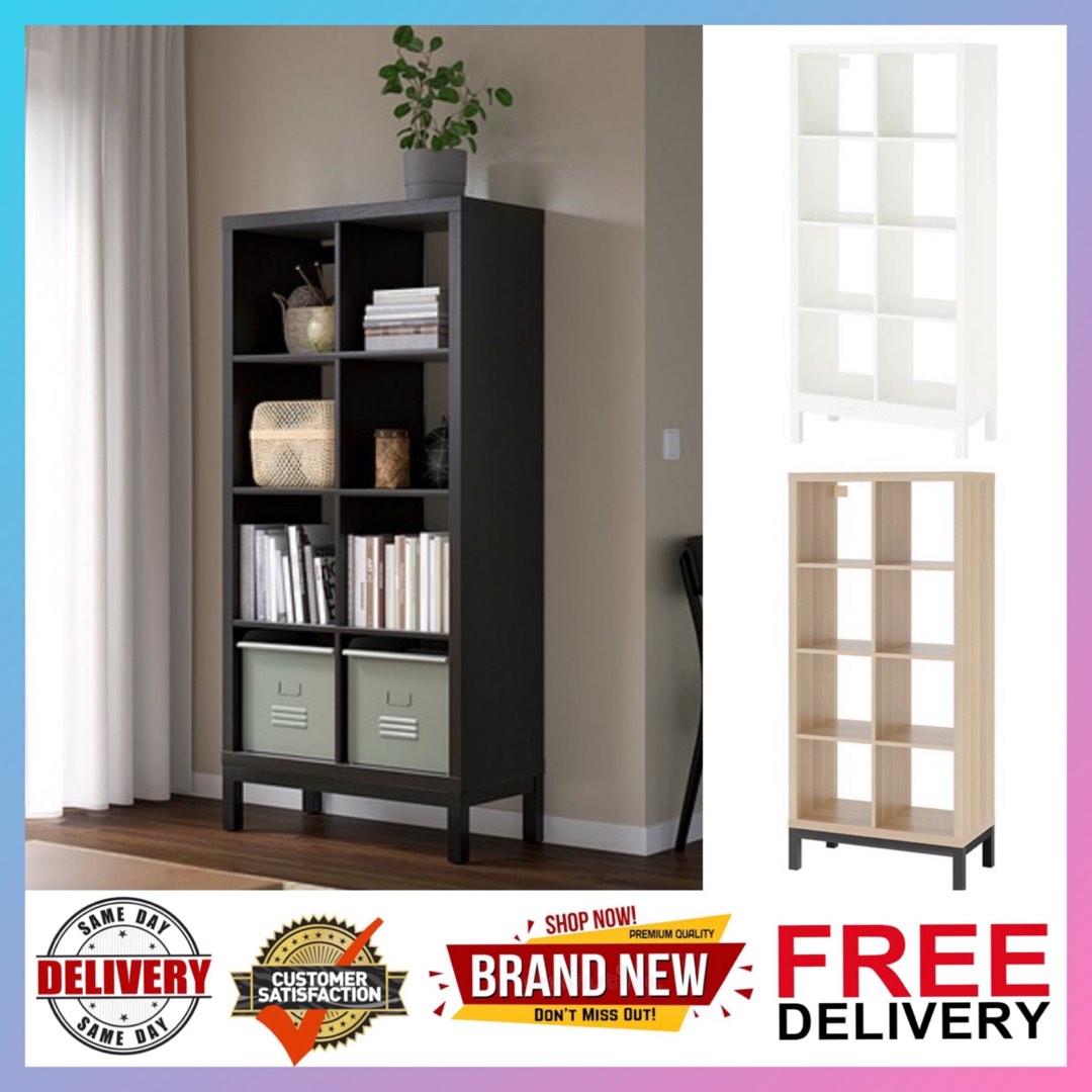 IKEA Billy Bookcase KALLAX Shelving unit with underframe Malm Brimnes