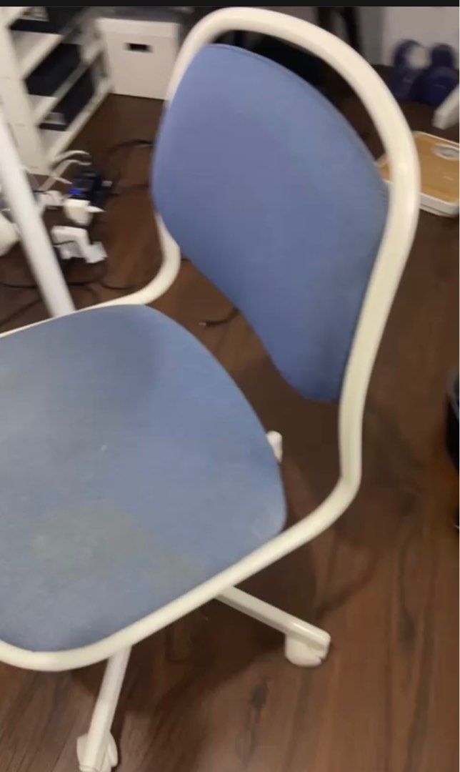 IKEA computer chair with wheels, Furniture & Home Living, Furniture