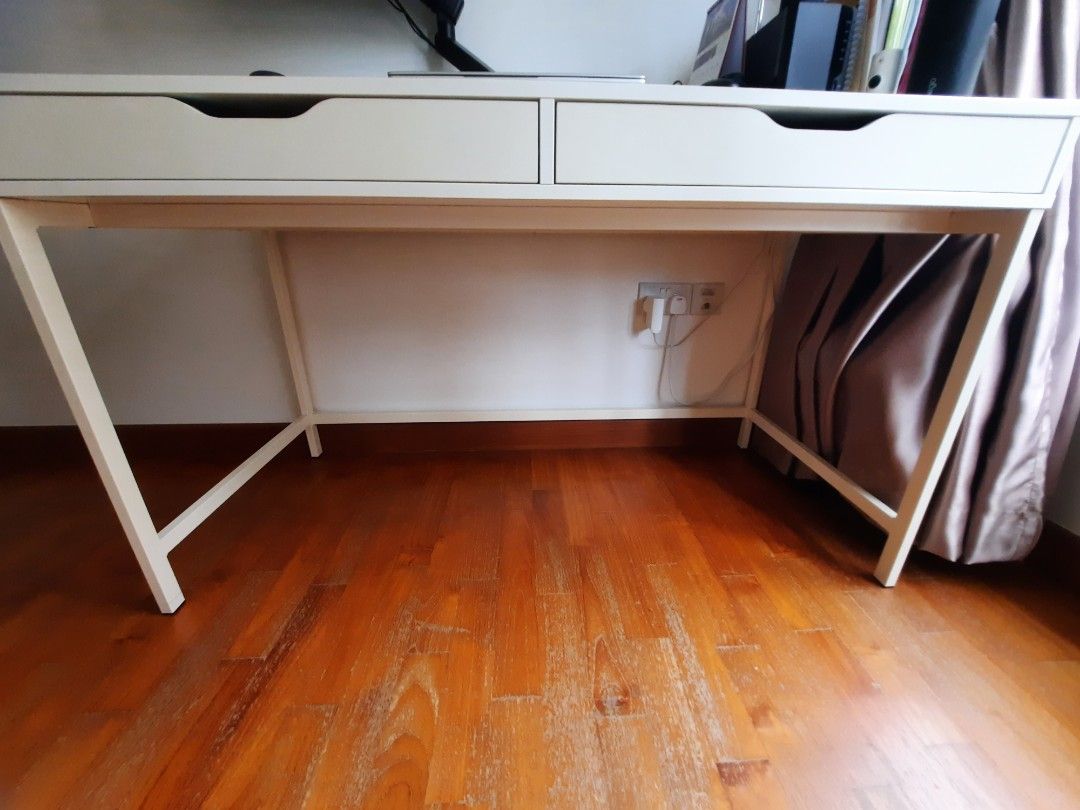 IKEA Desk White ALEX, Furniture & Home Living, Furniture, Tables & Sets
