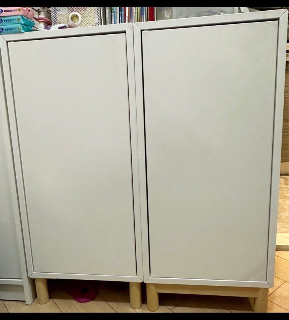 IKEA EKET with single door (WHITE), 傢俬＆家居, 傢俬, 書櫃、櫃子及架 Carousell