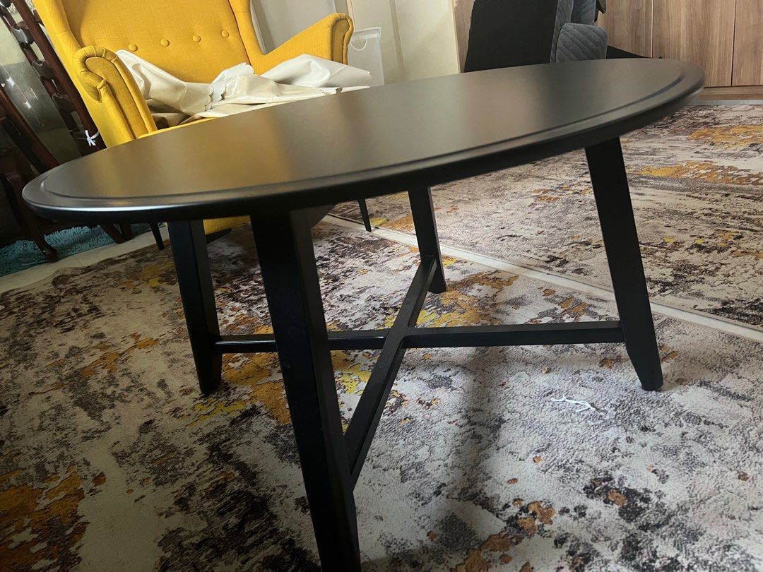 Ikea Kragsta Coffee Table in matte black