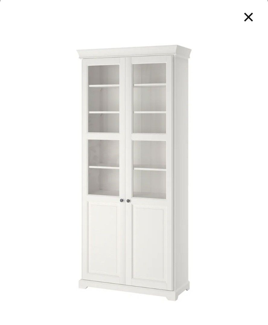 Liatorp grey store bookcase
