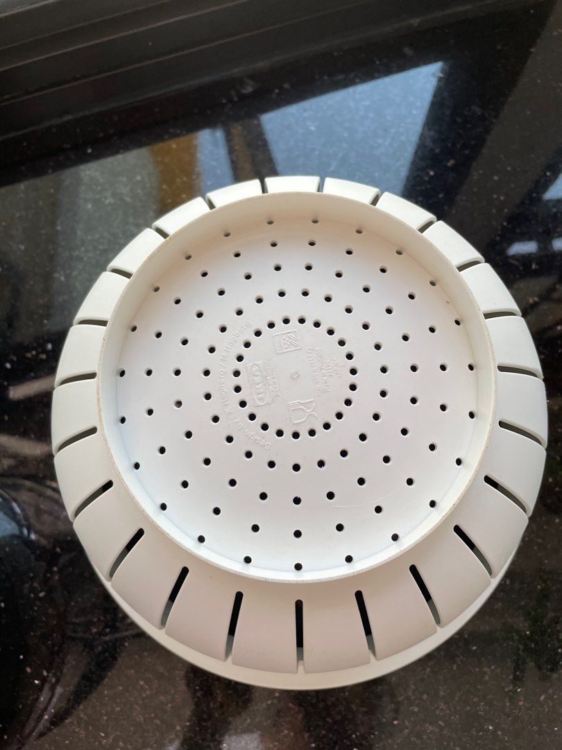 IKEA white plastic colander, Furniture & Home Living, Kitchenware